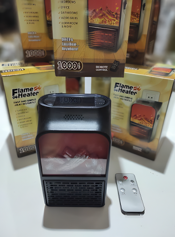 Calefactor chimenea con mando 1000 Watts