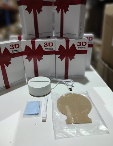Lámpara personalizada para escribir forma redondo