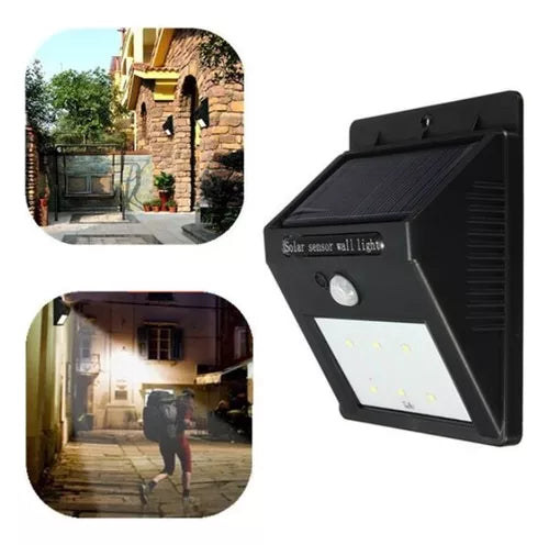 Aplique luz solar con sensor 40 LED Strong