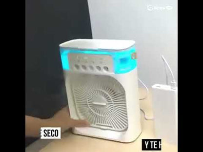 Ventilador humidificador de nebulización blanco